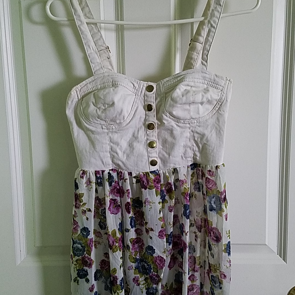 Open Bustier Floral